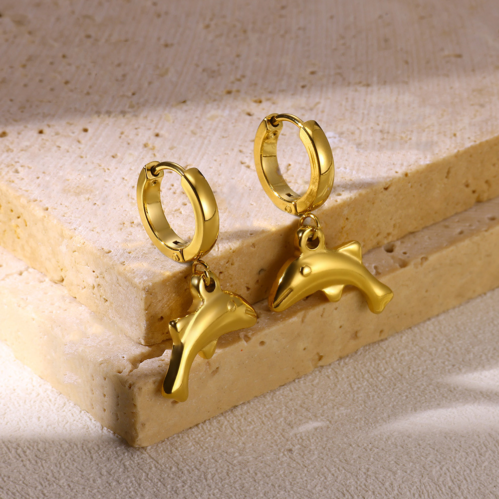 9g Weight 0.03µm-0.05µm Gold Plating Thickness PVD Coated Gold Plating Process 304 Stainless Steel Ear Needle Material Real Gold Plated Plating Material Charm Sleeper Hoop Earrings, Dangling Earrings Classification 1 Pair Quantity Holiday Occasion 304 Stainless Steel Material Solid Color Pattern All Seasons Season Women's Gender Polished Finish Vacation, Simple Style Style Waterproof Non Tarnish, Plating Craft PVD Coated Real Gold Plated Solid Color 304 Stainless Steel Vacation Simple Style Waterproof Non Tarnish Charm Sleeper Hoop Earrings Dangling Earrings 17