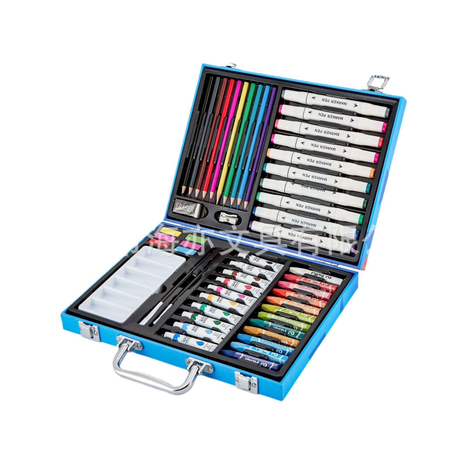 Set de Arte para Niños de 53 Piezas (Pinturas, Lápices, Crayones)