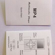 1.8寸四代MP4/mp3说明书 视频播放器说明书 带收音录音mp4说明书