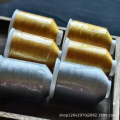 3株6株プラスフィルム金糸シルバー糸彩金糸散りばめない