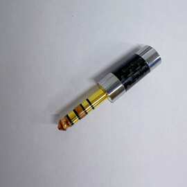 厂家直销 4.4平衡插头 DIY 线孔4.0 欧亚德直头 镀金