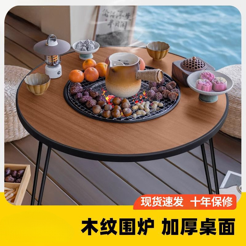 Tea Brewing Stove Set with Charcoal Grill for Indoor and Outdoor Use