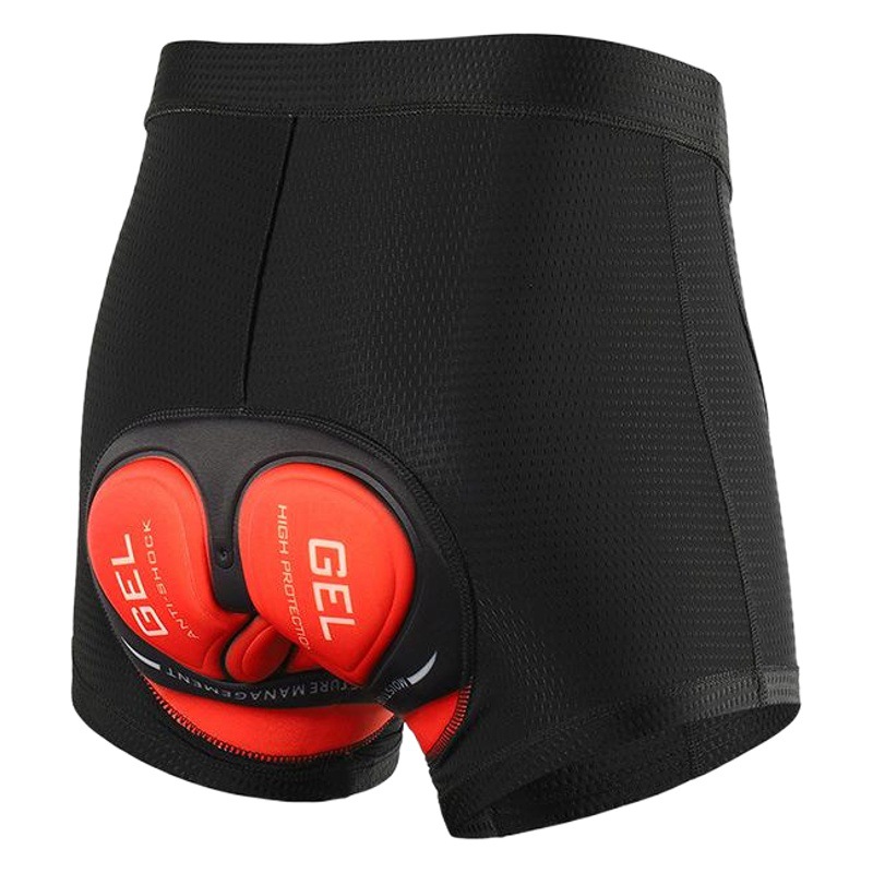 Aisuo Cycling Jersey Breathable Quick-Drying Printed Thickeneded Silicone Pad Shock-Absorbing Underwear Cycling Shorts Men's U02M