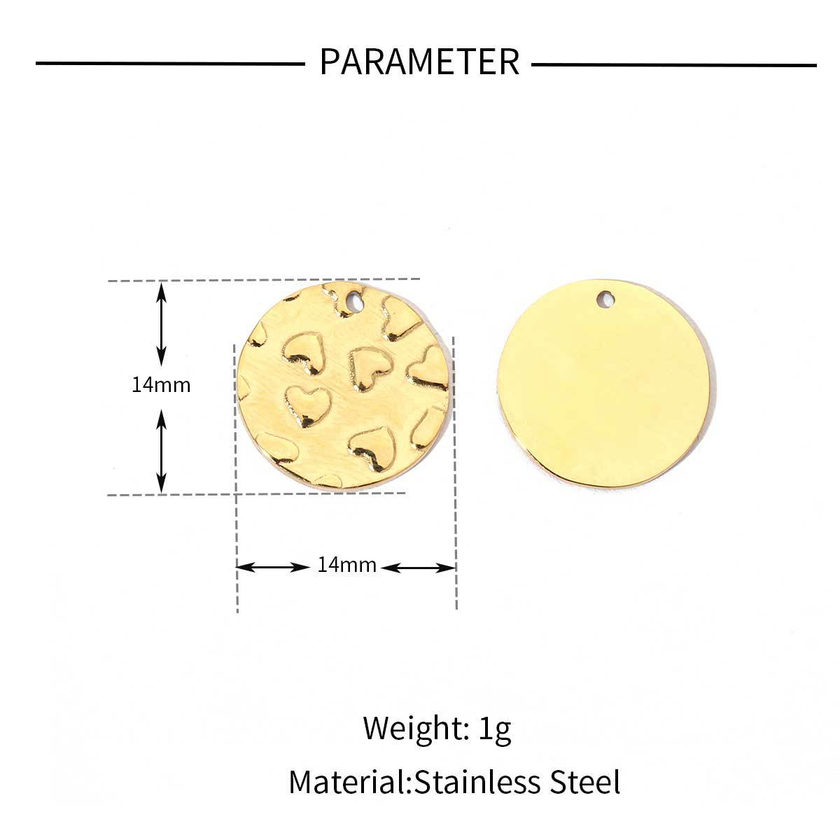 12g Weight Pendant Jewelry Making Type 18*10mm, 20*14mm, 22 * 27mm Jewelry Making Size DIY Jewelry Accessories Classification 3 PCS/Package Quantity Titanium Steel Material Geometric, Heart Shape Pattern Plating Design Elegant, Simple Style, Streetwear Style 3 PCS/Package 18*10mm 20*14mm 22 * 27mm Titanium Steel Geometric Heart Shape Pendant 15