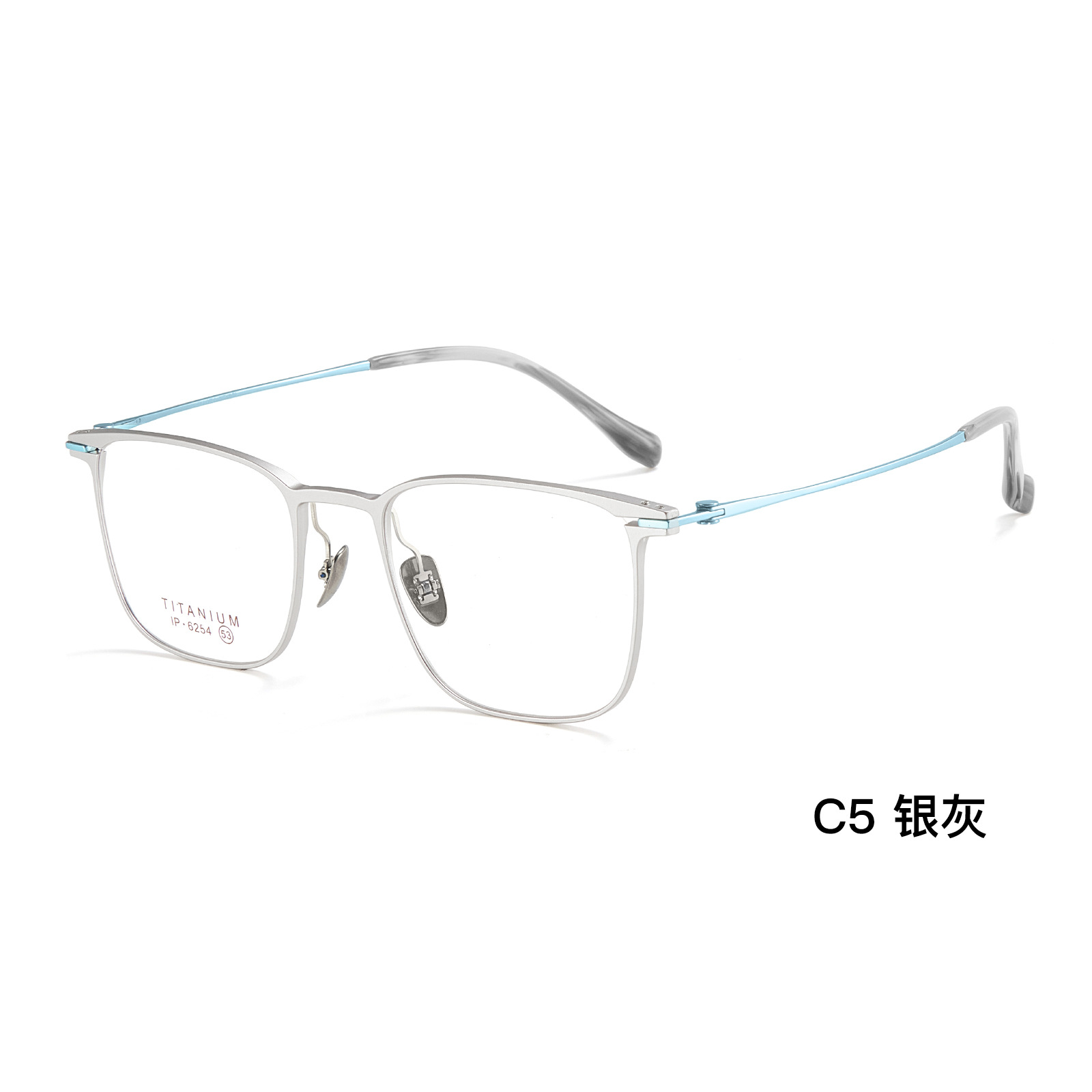 Viento moderno de negocios para hombres ultraligero pluma líquido marco de gafas de titanio memoria pierna de titanio amortiguador de nariz al por mayor gafas