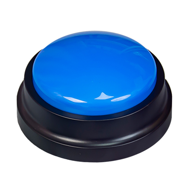 Botón de grabación de comunicación para mascotas botón de voz perro habla gatos campana comer juguetes de grabación de voz entrenamiento