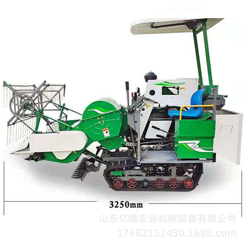 小麦全喂式联合收割机 水稻履带收割机厂家 乘坐式大豆收割机