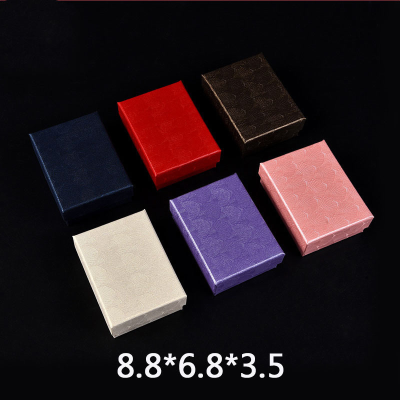 包裝盒高檔鑽石紋首飾胸針髮夾包裝盒飾品 項鍊耳釘手鍊盒子批發