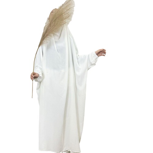 European, American, Middle Eastern, Dubai, Malay, Plain Color Loose Robe, Plus Size Women's Dress