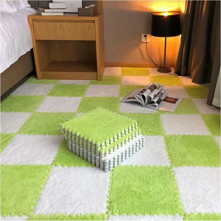 INS Wind Детская комната Полный магазин Flip -режим Foam Switching Plush Plush Plasma Carpet Bedroom