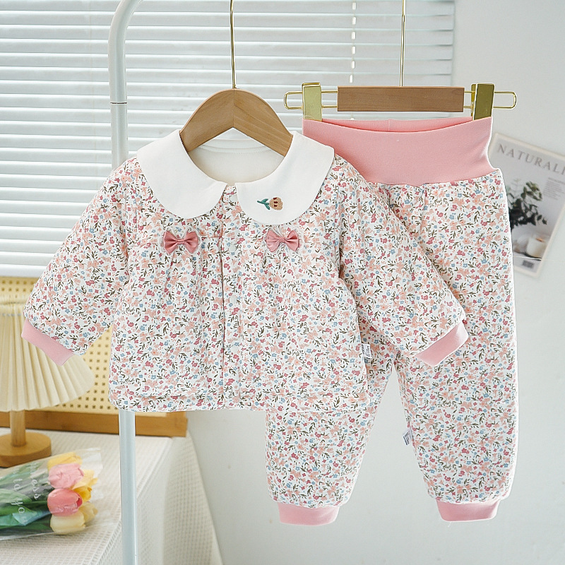 Princess style baby's breath-cotton suit