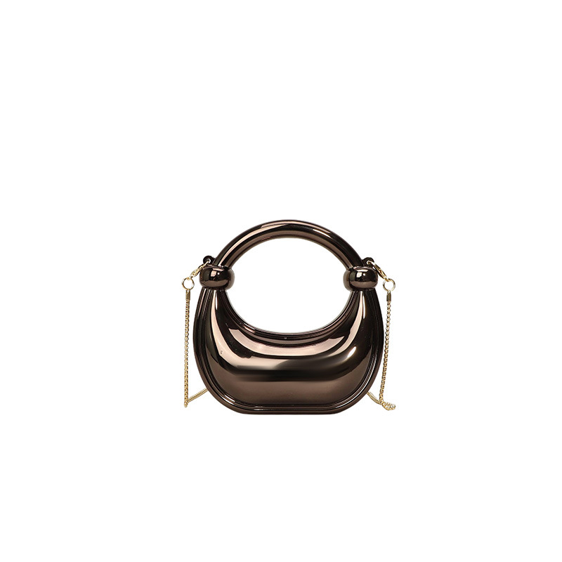 Borsa da sera con catena di cristalli e conchiglie elegante da donna_voghion.com