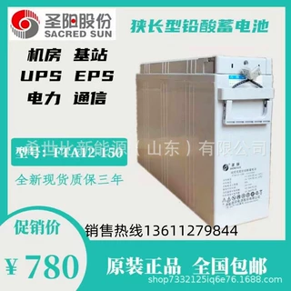 圣阳狭长型电池FTB12-105前置端子12V10H核电站/水电站储能系统