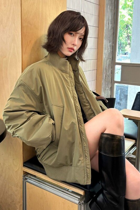 2025 New American High Street Retro Bomber Jacket Autumn and Winter Quilted Baseball Jacket Cotton Outwear Women's Trend