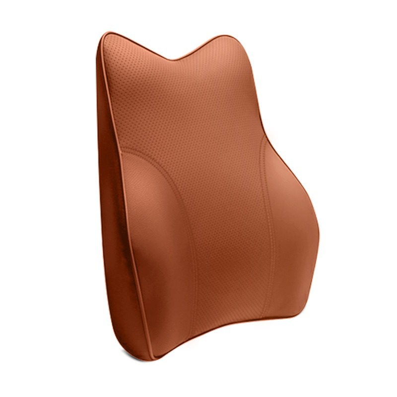 시화 피부친화적인 메모리폼 요추받침대 - 엘레강트 브라운