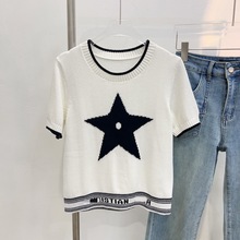 代购上5位数！YB深圳南油高货星星拼色针织衫 不退不换