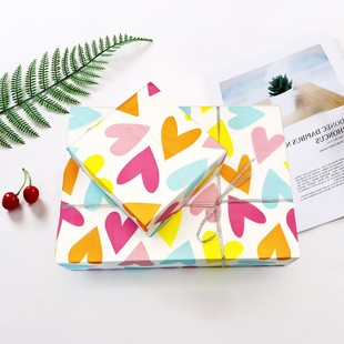 Colorful Macaron Color Sydney Paper Copy Paper Multi-Colorful Peach Heart Gift Bag Gift Box Lining Paper Wear-Resistant Paper
