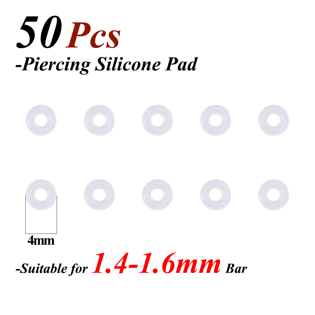 Simple Style Solid Color Silica Gel Unisex Gasket 1 Set display picture 5