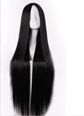 外贸亚马逊欧美假发万用中分长直发直销75-80CM长直发厂家批发