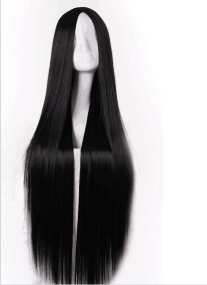 外贸亚马逊欧美假发万用中分长直发直销75-80CM长直发厂家批发