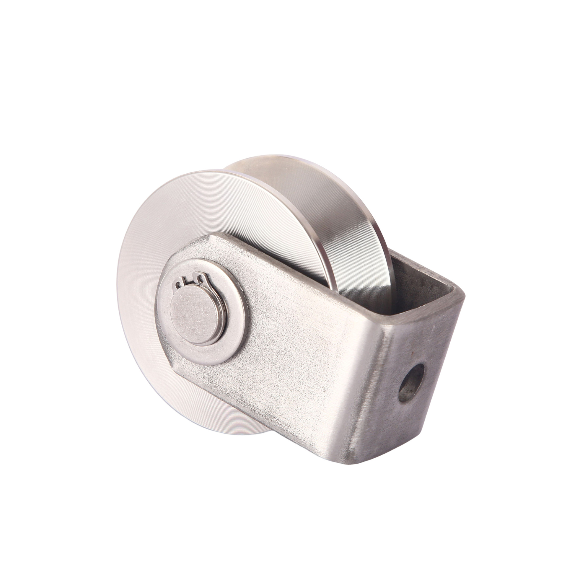 Polea Fija de Guía Tipo V Tipo V de Acero Inoxidable 304 para Cable de Acero para Puertas Correderas image 6