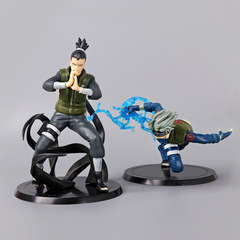 Fire Shadow Figure 15th Generation 2 Styles Fire Shadow Kakashi and Himawari Nara Bagged Anime Figure Model Decor Wholesale