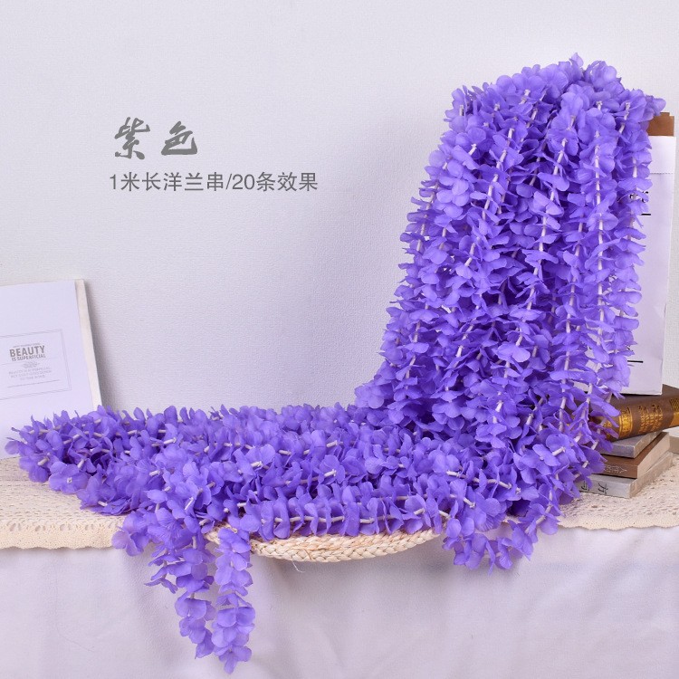 보라색 난초 꼬치