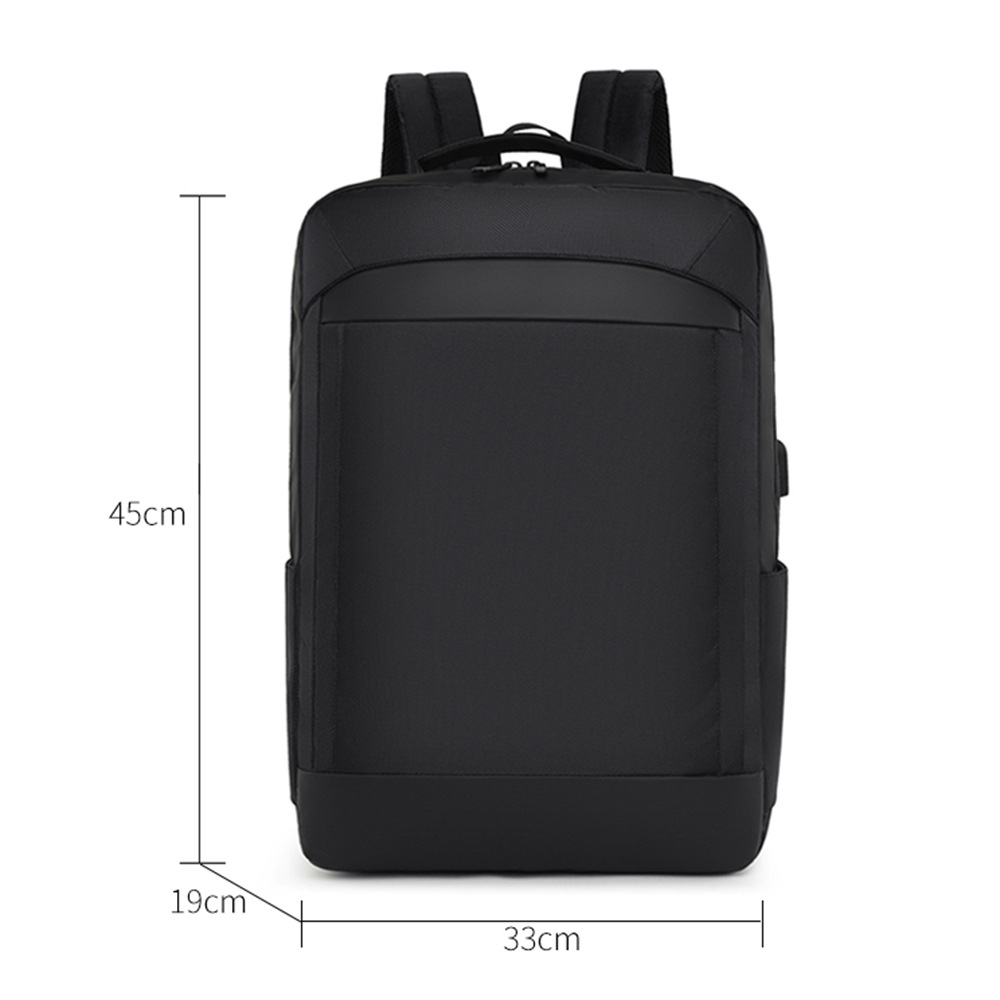 Cross-border nuevo hombre mochila de negocios multifuncional doble capa simple mochila de moda de gran capacidad de la mochila de computadora de viaje