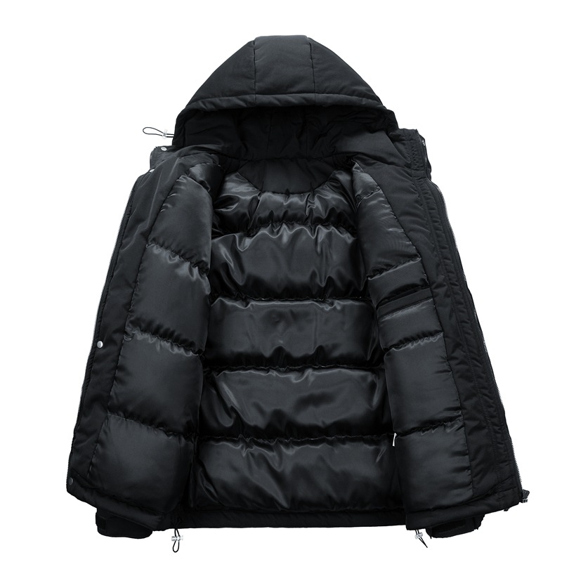 Cotton winter new fashion brand American workwear windproof outdoor loose thick hooded cotton jacket men's coat_voghion.com