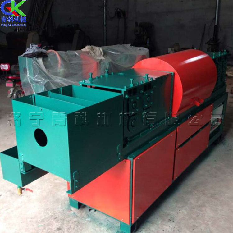 钢管调直除锈刷漆一体机 建筑钢管租赁除锈机 脚手架施工抛磨机