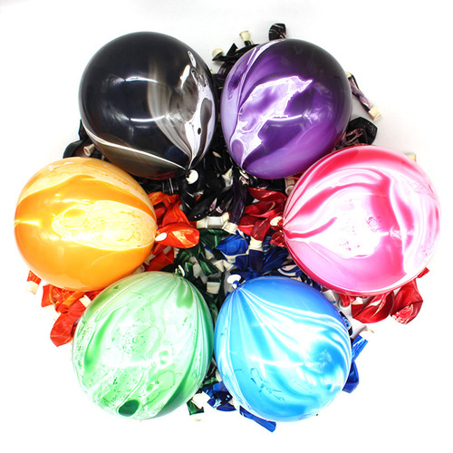 Wedding supplies balloons wedding decoration wedding decoration confession balloon 12-inch thickened agate balloon
