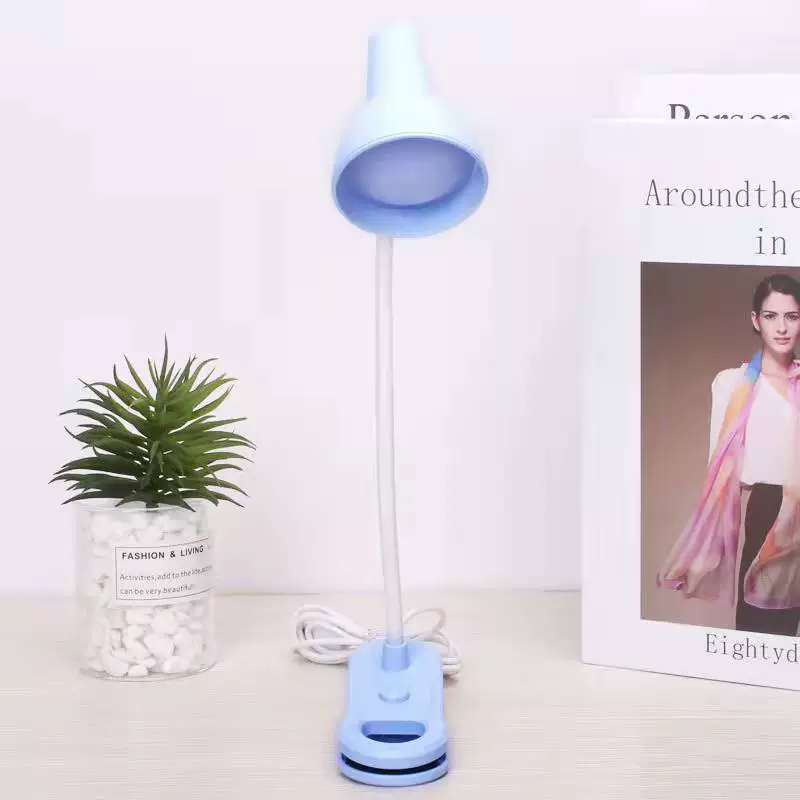 LED складной настольный светильник для учеников начальных классов, батарея, чтение в постели, ночник, защита глаз