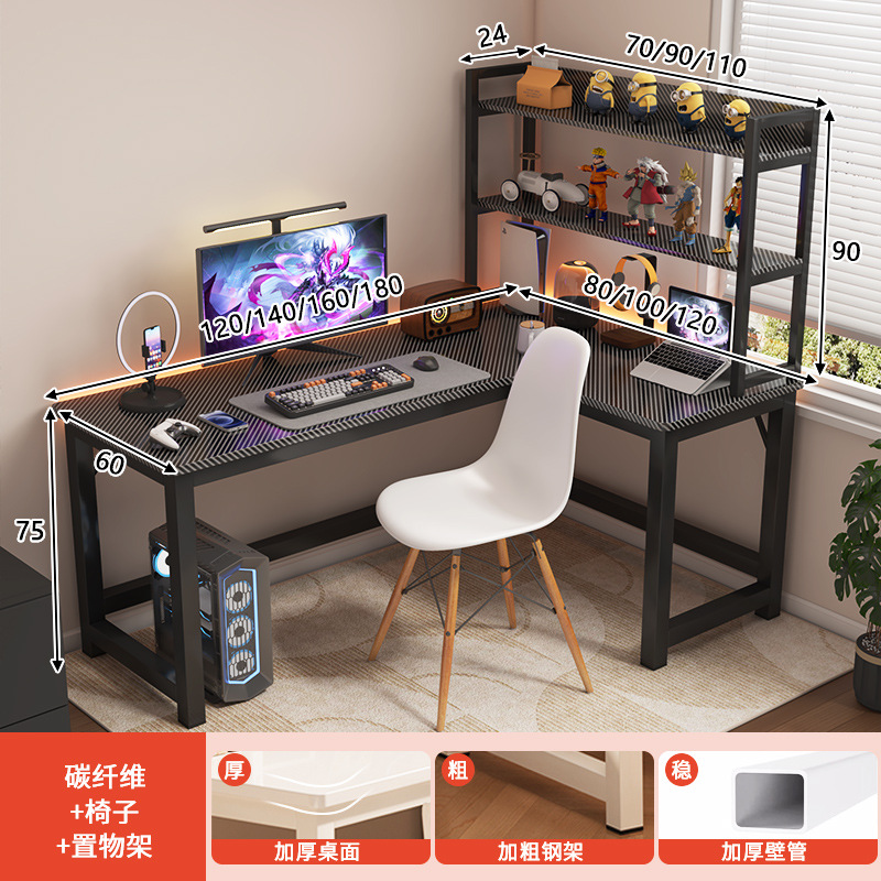 Mesa de esquina blanca mesa de computadora mesa de escritorio escrit