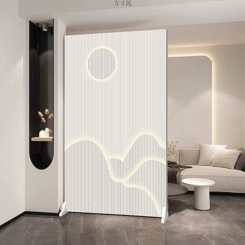 Кремовый стиль перегородки для гостиной, простой входной зал, светлый люкс, входная двусторонняя перегородка, фабричный цельный опт.