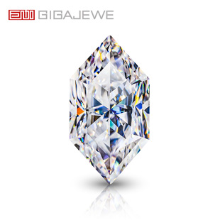 GIGAJEWE hand-cut pointed horse-eye shape White D VVS1 moissanite high-grade gem for wholesale