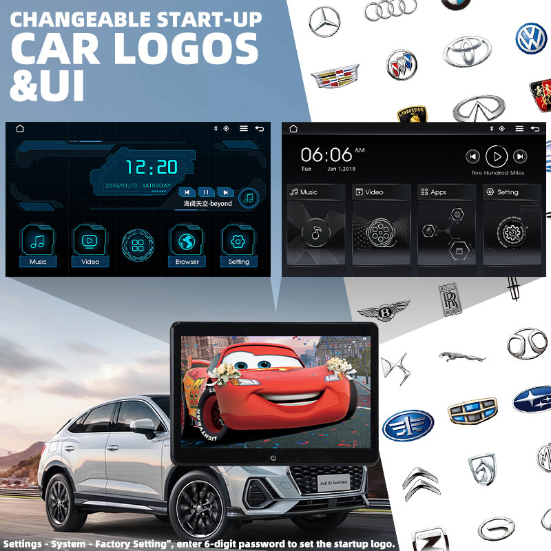 10.1inch Car-mounted Android display 10.1inch External headrest display Android 10.1inch MP5 display