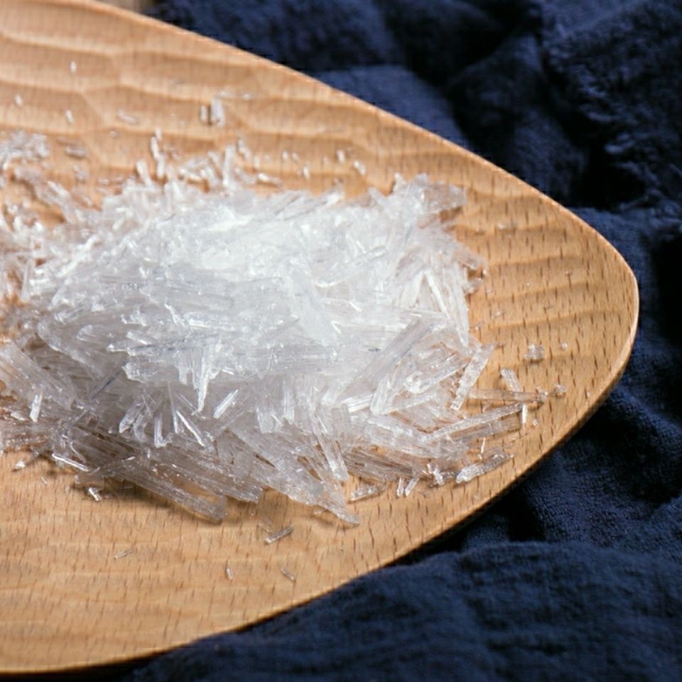 Menthol Crystal Bo He Nao 500g Dried Herbal Ingredient for External Cooling Applications quality and texture