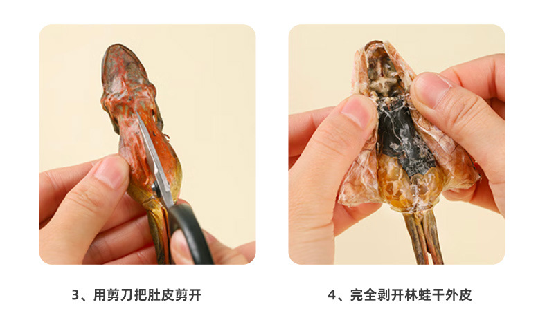 Dried Snow Frog Whole Rana Dried Chinese Forest Frog Traditional TCM Ingredient for Soup and Decoction overview
