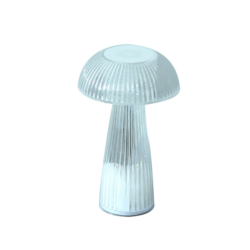 Creative Mushroom Ambient Lamp Electronic Jellyfish Table Lamp Decorative Ambient Lamp Bedside Night Lamp Dreamy Girl Heart Night Lamp