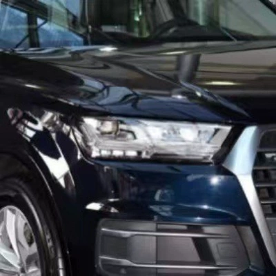 change TPU tail light film color | Car headlight protective film - 16-19-q7-headlights-transparent-model