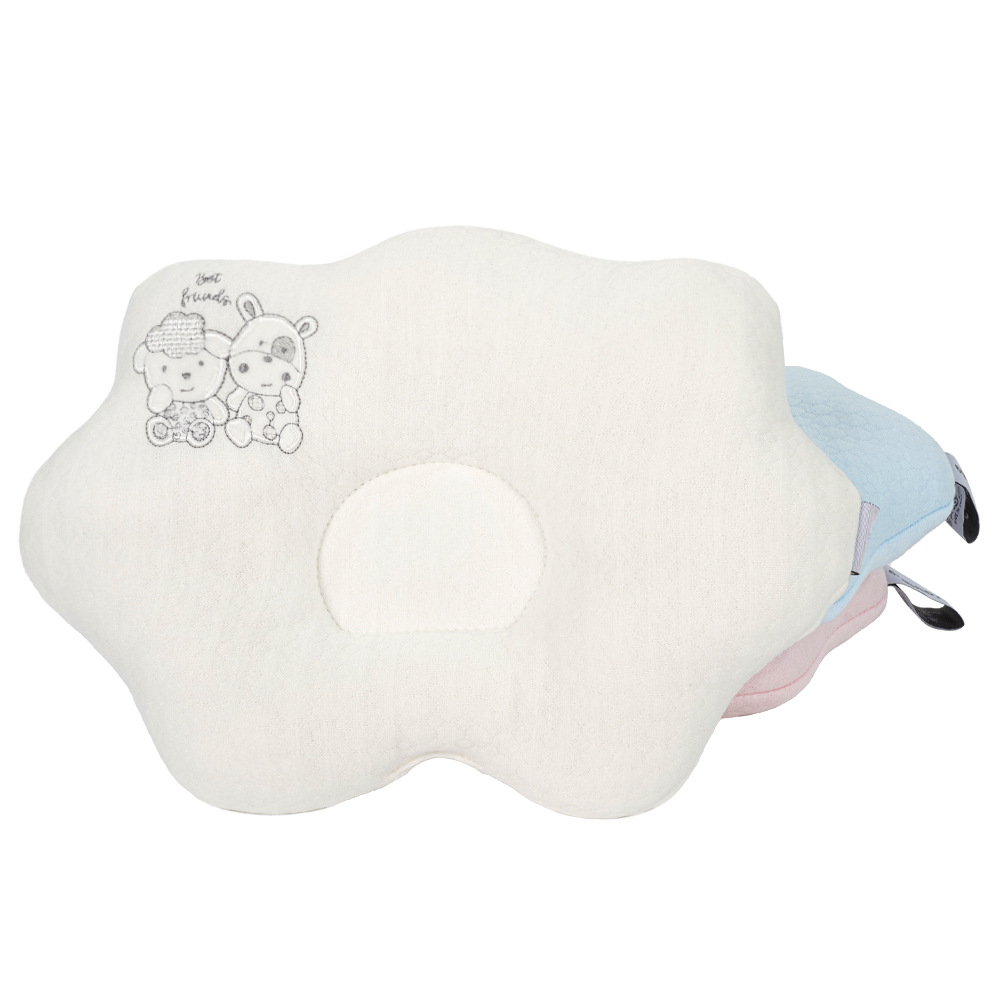 Corrección infantil anti-migraña almohada de forma, bebé calmar animales bordados almohada de lactancia, almohada recién nacida transfronteriza