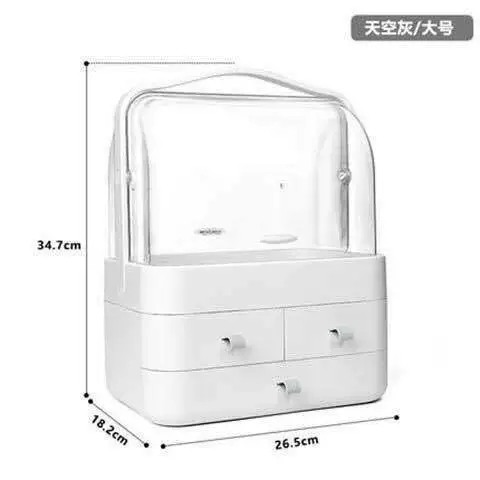 Storage box, table dressing table, storage system, internet celebrity