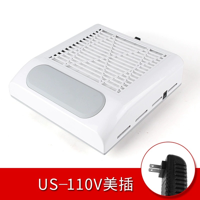 Aspiradora de uñas de alta potencia, aspiradora de escritorio, aspiradora de uñas, aspiradora de uñas 80W, máquina de polvo de uñas