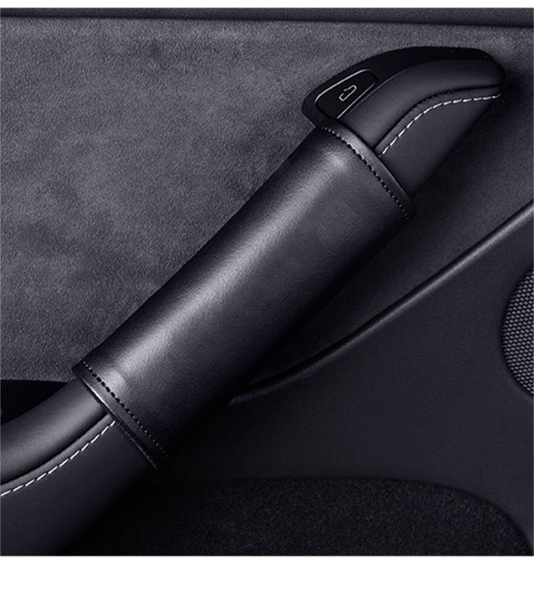 Special Tesla model3 Y Door Inner Door Handle Handle Protective Cover for Special Car All Seasons Universal Protective Cover