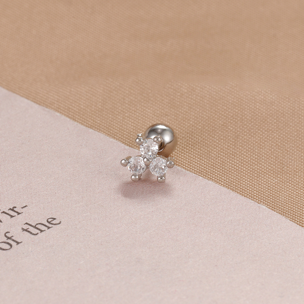 2g Weight 304 Stainless Steel Ear Needle Material Small Stud Earrings Classification 1 Piece Quantity Daily, Street Occasion 304 Stainless Steel, Copper Material Star, Heart Shape Pattern All Seasons Season Women's Gender Polished Finish Plating Design Simple Style, Classic Style Style 1 Piece Simple Style Classic Style Star Heart Shape Plating 304 Stainless Steel Copper Small Stud Earrings 4