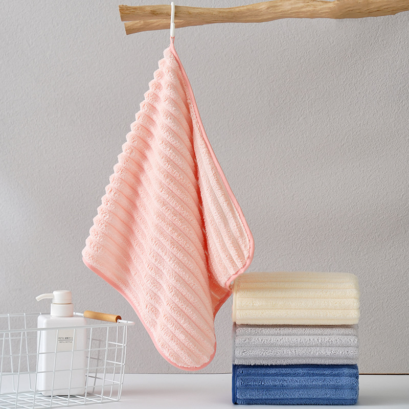 산호 양털 수건 단색 두꺼운 초대형 연약한 흡수성 얼굴 타월 가구 성인 어린이 얼굴 수건 배치