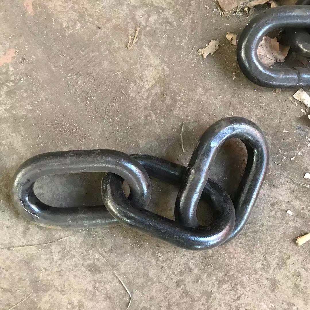 高强度锻打三环链 18*64圆环链 单轨吊悬吊链