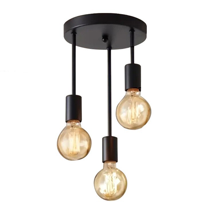 Transfronterizo amazónica simple lámpara de techo de tres extremos comedor dormitorio estudio sala de estar lámpara de lámpara de lámpara de lámpara de escalera