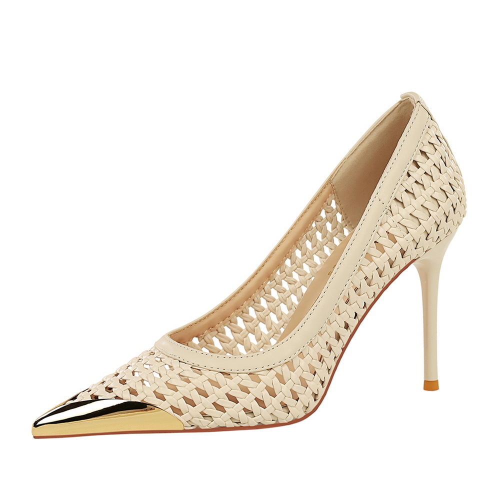 Zapatos de tacón stiletto elegantes estilo francés para mujer_voghion.com