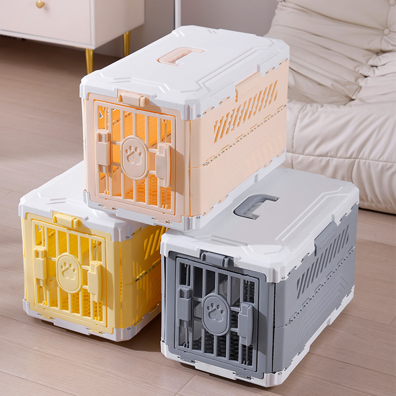 Cat Travel Carrier, Pet Transport Box, Portable Foldable Hand-Held Cat Cage, Cat Bag, Dog Car Transport Cat Travel Carrier, Pet Transport Box, Portable Foldable Hand-Held Cat Cage, Cat Bag, Dog Car Transport